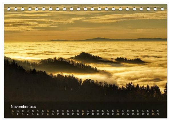 Produktbild: Faszination Schwarzwald (Tischkalender 2026 DIN A5 quer), CALVENDO Monatskalender