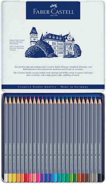 Produktbild: Faber-Castell Aquarellstift Goldfaber Aqua, 24er Metalletui