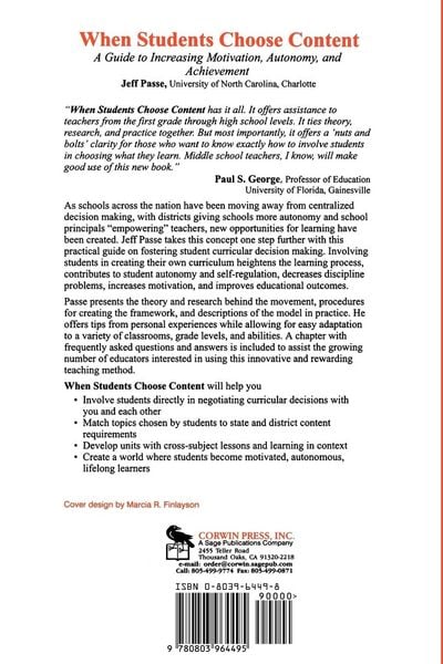 Produktbild: When Students Choose Content