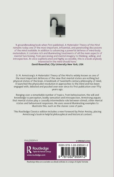 Produktbild: A Materialist Theory of the Mind