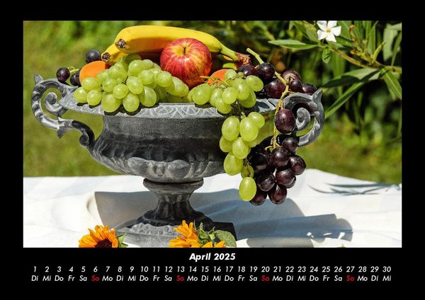 Produktbild: Obstkalender 2025 Fotokalender DIN A3