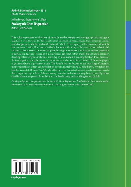 Produktbild: Prokaryotic Gene Regulation