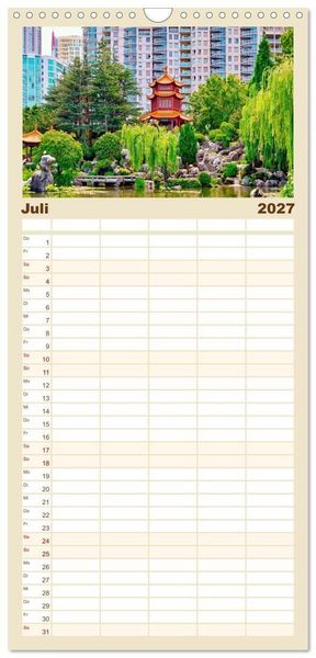 Produktbild: Familienplaner 2027 - Sydney - beeindruckende Metropole mit 5 Spalten (Wandkalender, 21 x 45 cm) CALVENDO