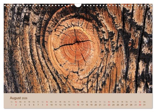 Produktbild: Farben des Holzes (Wandkalender 2026 DIN A3 quer), CALVENDO Monatskalender
