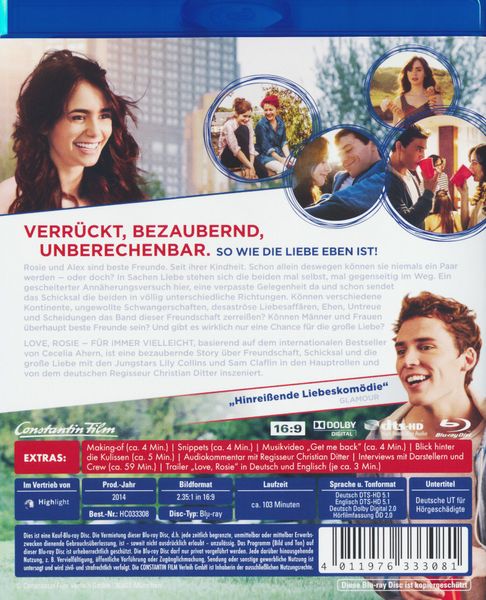 Produktbild: Love, Rosie - F&uuml;r immer vielleicht