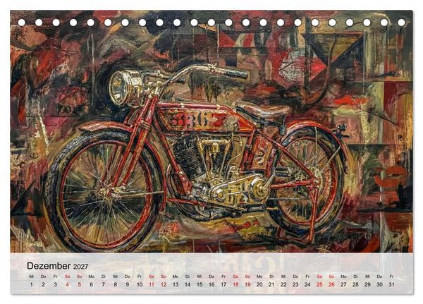 Produktbild: Kult-Motorr&auml;der der USA (Tischkalender 2027 DIN A5 quer), CALVENDO Monatskalender