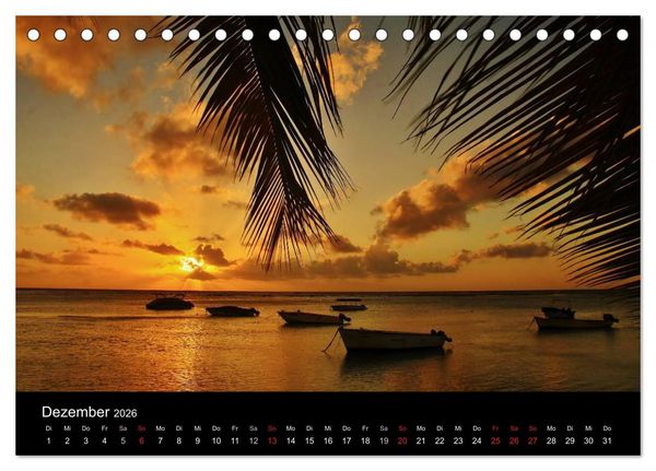 Produktbild: Mauritius - Moments (Tischkalender 2026 DIN A5 quer), CALVENDO Monatskalender