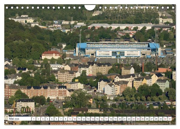 Produktbild: Chemnitz - Von Oben Nach Unten (Wandkalender 2026 DIN A4 quer), CALVENDO Monatskalender