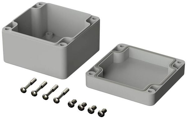 Produktbild: Bopla EUROMAS M 210 02210000 Industrie-Geh&auml;use 82 x 80 x 55 Polycarbonat Lichtgrau (RAL 7035) 1 St.