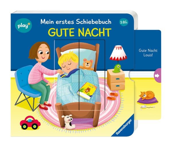Produktbild: Play+ Mein erstes Schiebebuch Gute Nacht - ab 18 Monate