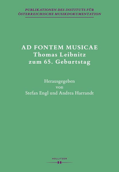 Produktbild: Ad Fontem Musicae
