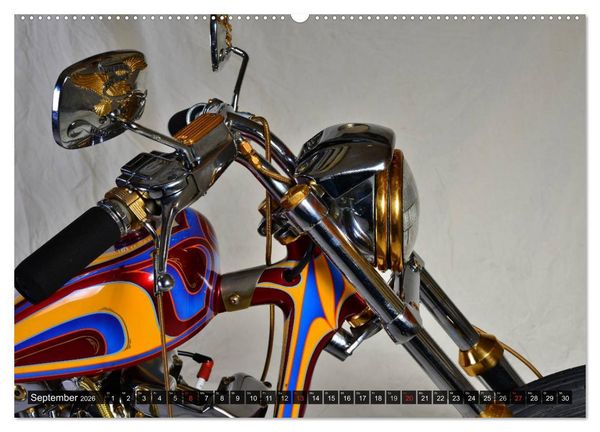 Produktbild: Harley Classic Chopper (hochwertiger Premium Wandkalender 2026 DIN A2 quer), Kunstdruck in Hochglanz