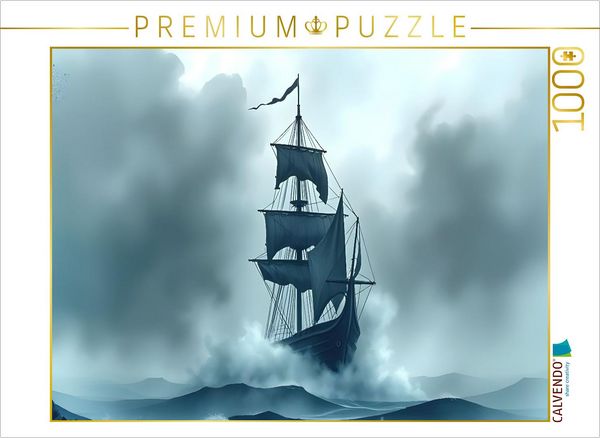 Produktbild: CALVENDO Puzzle Nebelsegler | 1000 Teile Lege-Gr&ouml;&szlig;e 64x48cm Foto-Puzzle f&uuml;r gl&uuml;ckliche Stunden