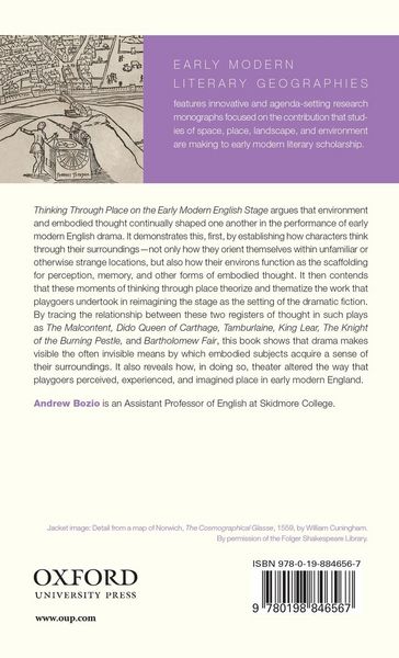Produktbild: Thinking Through Place on the Early Modern English Stage