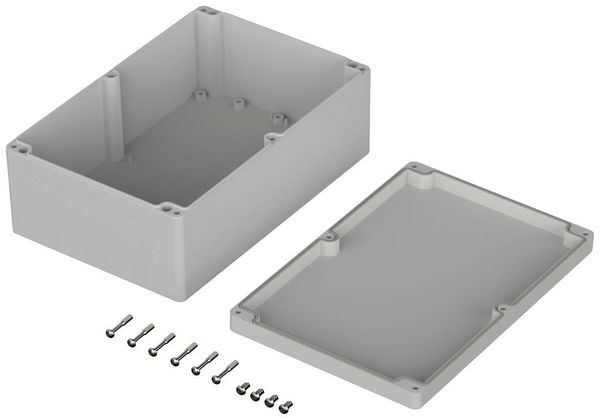 Produktbild: Bopla EUROMAS T 2401 03240200 Industrie-Geh&auml;use 240 x 160 x 90 ABS Lichtgrau (RAL 7035) 1 St.