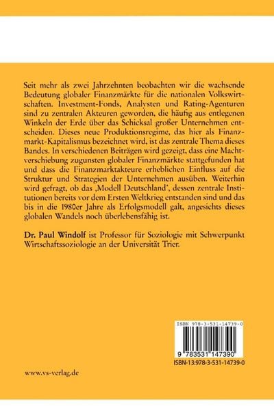 Produktbild: Finanzmarkt-Kapitalismus