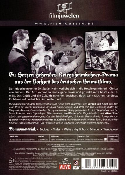 Produktbild: Die Herrin vom S&ouml;lderhof (Die verlorenen Jahre) (Filmjuwelen)