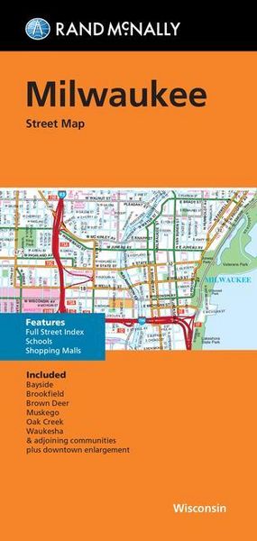 Produktbild: Rand Mcnally: Rand McNally Folded Map: Milwaukee Street Map