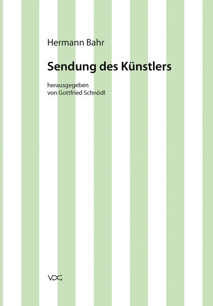 Produktbild: Hermann Bahr / Sendung des K&uuml;nstlers