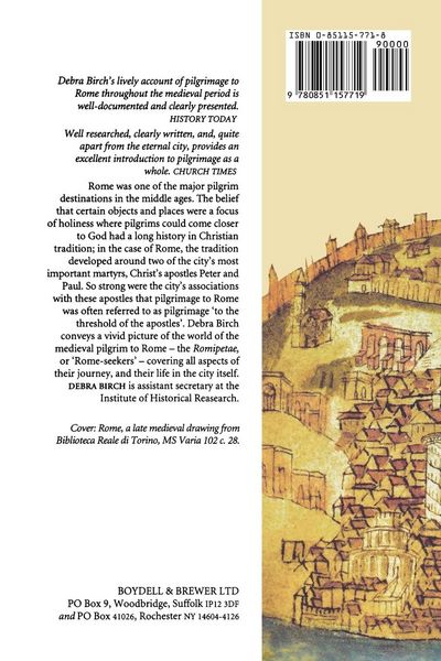 Produktbild: Pilgrimage to Rome in the Middle Ages