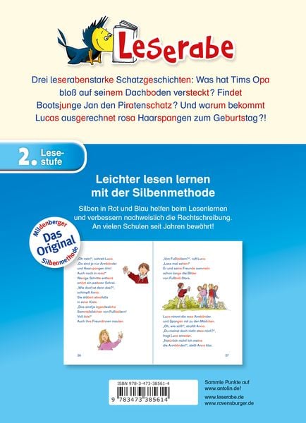 Produktbild: Leserabe mit Mildenberger Silbenmethode - Schatzgeschichten