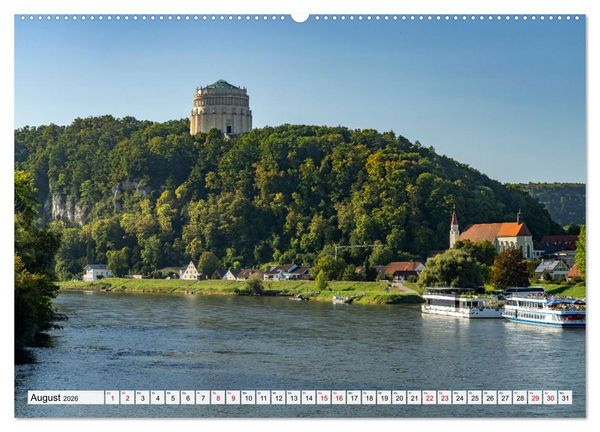 Produktbild: Kelheim, Weltenburg und der Donaudurchbruch (hochwertiger Premium Wandkalender 2026 DIN A2 quer), Kunstdruck in Hochglanz