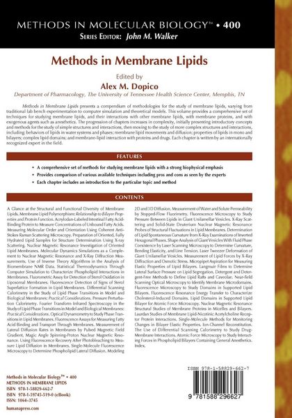 Produktbild: Methods in Membrane Lipids