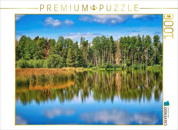 CALVENDO Puzzle Seerosenteich | 1000 Teile Lege-Größe 64x48cm Foto-Puzzle für glückliche Stunden