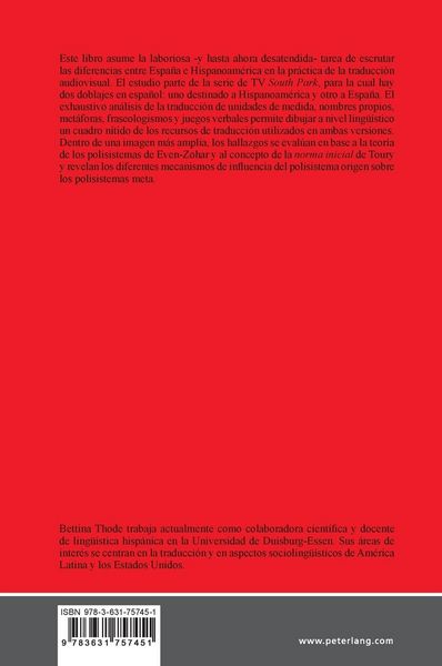Produktbild: La traducci&oacute;n audiovisual y el polimorfismo del espa&ntilde;ol