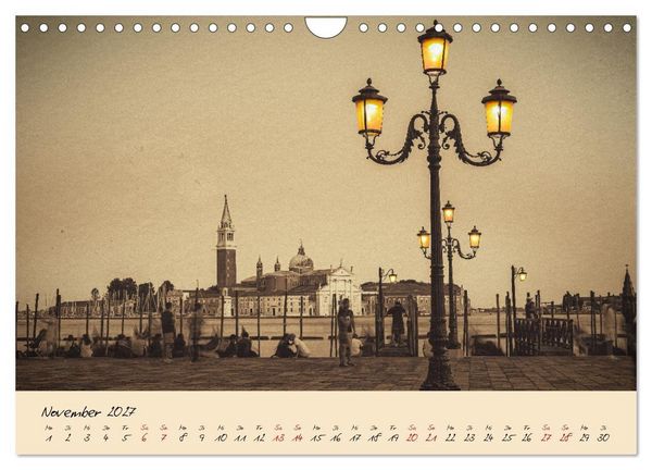 Produktbild: Venedig Seppia e tinta (Wandkalender 2027 DIN A4 quer), CALVENDO Monatskalender
