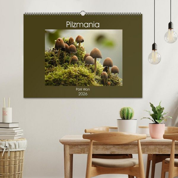 Produktbild: Pilzmania (Wandkalender 2026 DIN A2 quer), CALVENDO Monatskalender