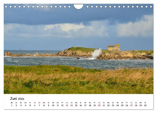 Produktbild: Bretagne. D&eacute;partement Finist&egrave;re - C&ocirc;te des Abers (Wandkalender 2026 DIN A4 quer), CALVENDO Monatskalender