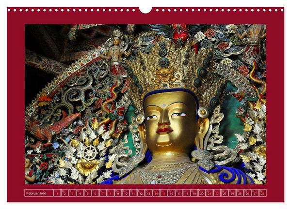 Produktbild: Buddhas & Bhodisattvas (Wandkalender 2026 DIN A3 quer), CALVENDO Monatskalender