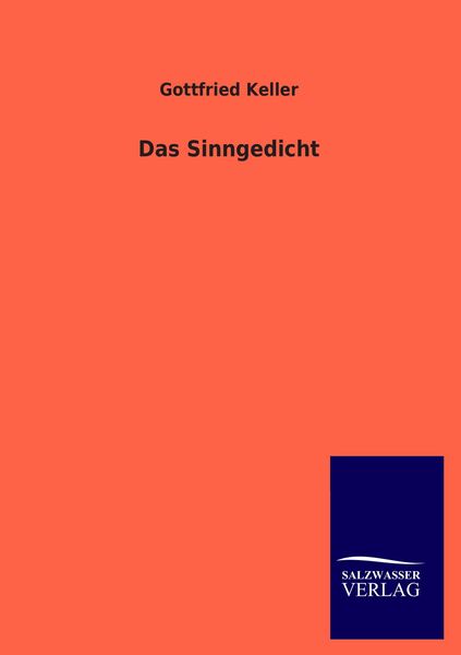 Produktbild: Das Sinngedicht