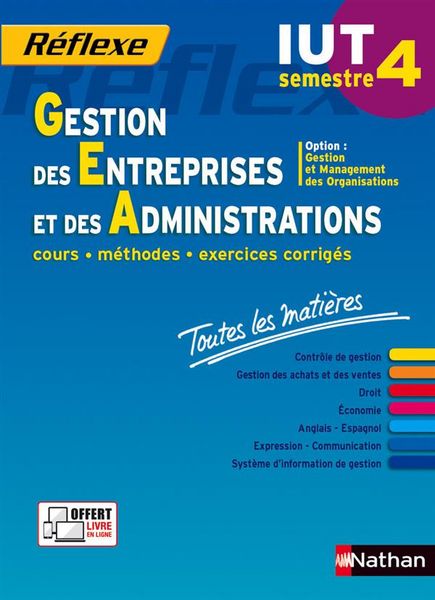 Produktbild: Reflexe; Gestion des Entreprises et des Administrations; Iut