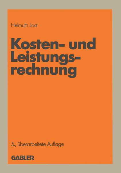 Produktbild: Kosten- und Leistungsrechnung