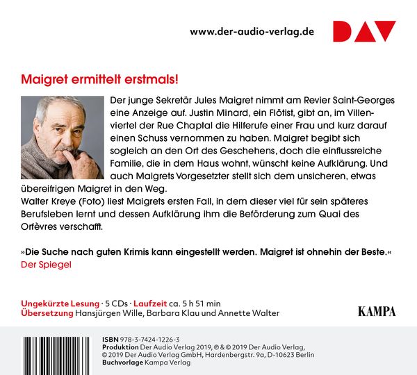 Produktbild: Maigrets erste Untersuchung