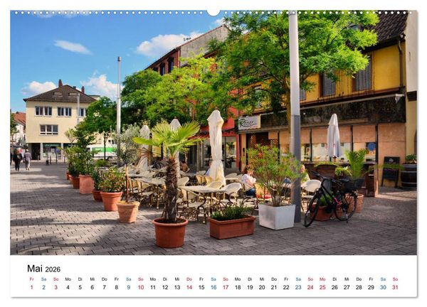 Produktbild: Schwetzingen - Ansichtssache (hochwertiger Premium Wandkalender 2026 DIN A2 quer), Kunstdruck in Hochglanz
