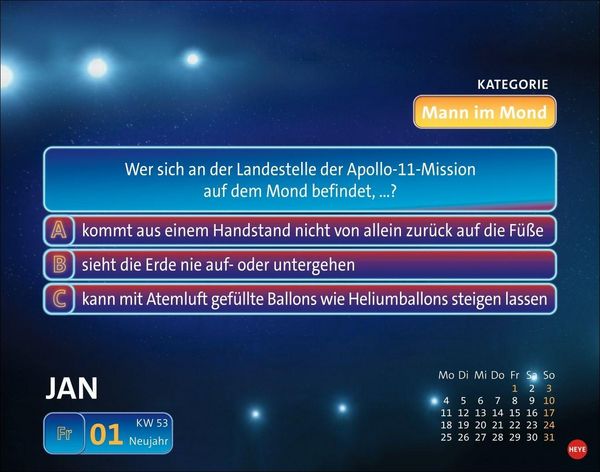 Produktbild: Wer wei&szlig; denn sowas? Tagesabrei&szlig;kalender 2027