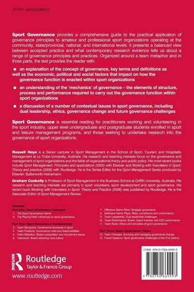 Produktbild: Sport Governance