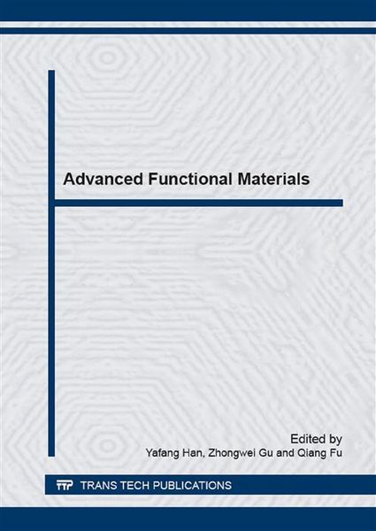 Produktbild: Advanced Functional Materials