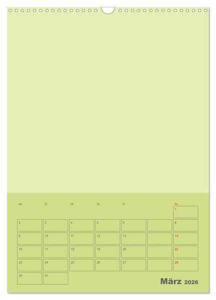 Produktbild: Bastel Terminkalender (Wandkalender 2026 DIN A3 hoch), CALVENDO Monatskalender
