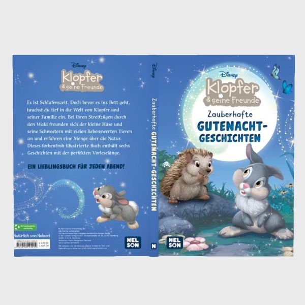 Produktbild: Disney Vorlesebuch: Klopfer: Zauberhafte Gutenacht-Geschichten