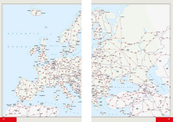 Produktbild: MARCO POLO Reiseatlas Europa 1:2 Mio.