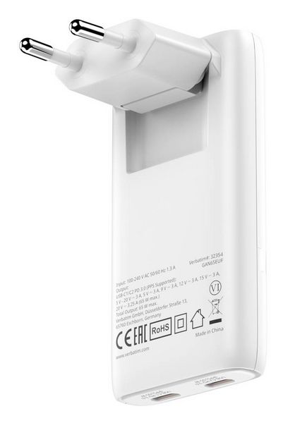 Produktbild: Verbatim 32355 Netzteil / Stromversorgung 65W