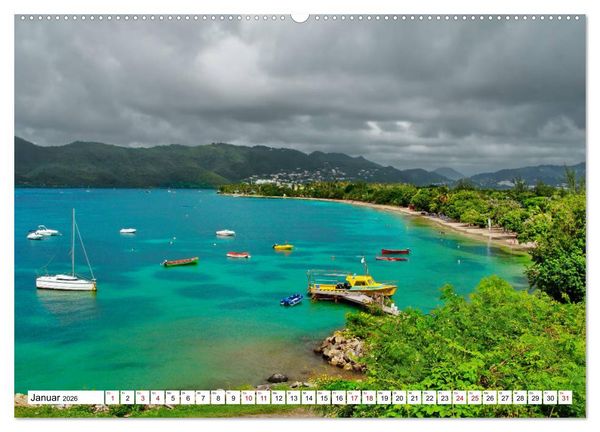 Produktbild: Martinique, die Traumstr&auml;nde (Wandkalender 2026 DIN A2 quer), CALVENDO Monatskalender