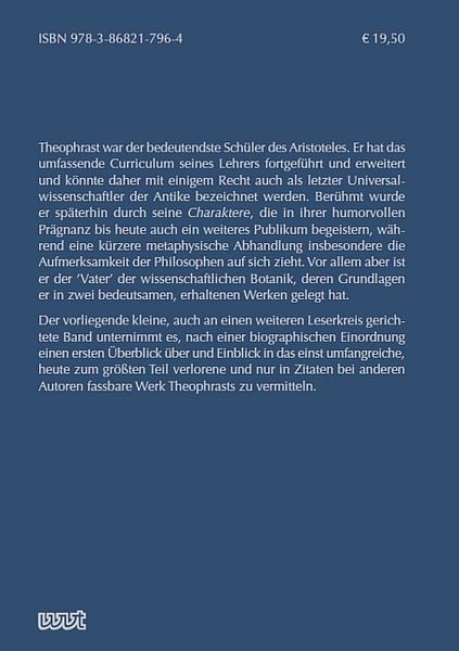 Produktbild: Theophrast von Eresos