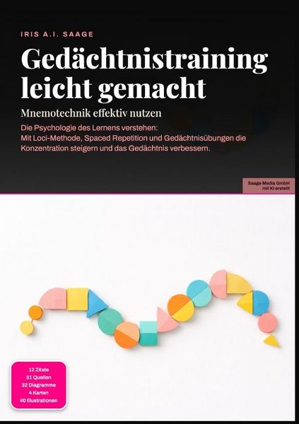 Produktbild: Ged&auml;chtnistraining leicht gemacht: Mnemotechnik effektiv nutzen