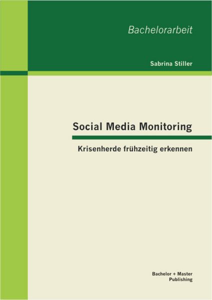 Produktbild: Social Media Monitoring: Krisenherde fr&uuml;hzeitig erkennen