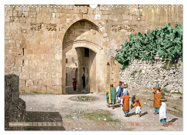 Produktbild: Altes Jerusalem um das Jahr 1900 - Fotos neu restauriert und koloriert (Wandkalender 2026 DIN A3 quer), CALVENDO Monatskalender